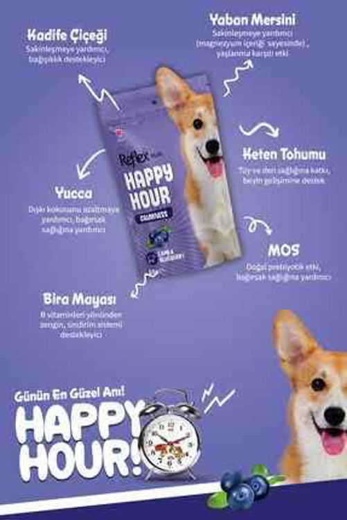Reflex Happy Hour Sakinleştirici Köpek Ödül Maması 60g  (Adet)
